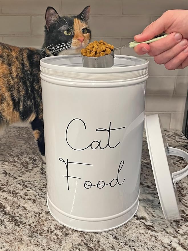 Midlee Metal Cat Food Storage Container - Small