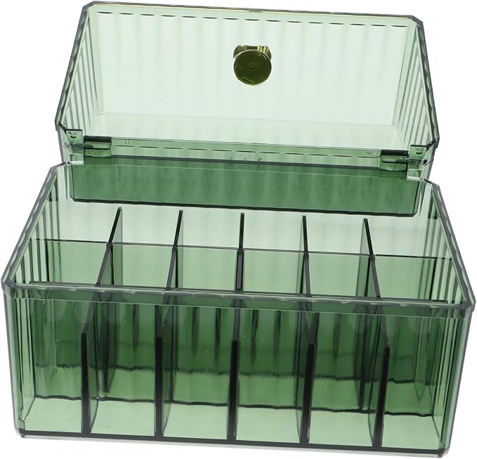Portable Makeup Organizer Lipstick Holder Cosmetic Storage Box Pet Material Desktop Lipstick Rack