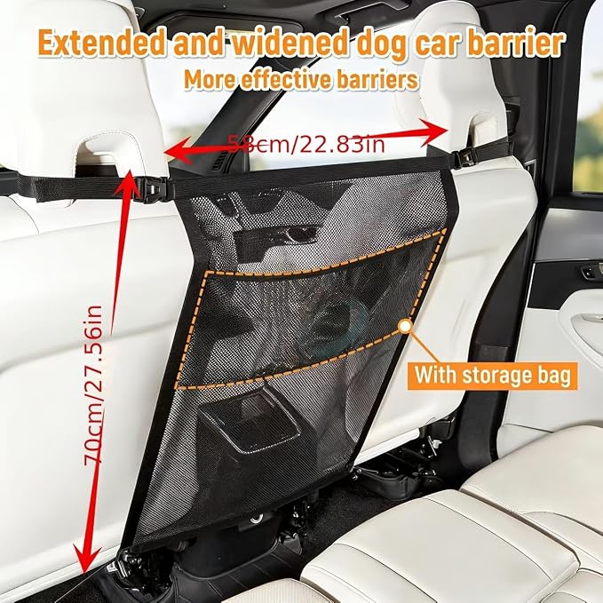 Mesh Dog Car Barrier for Dodge Charger Daytona 2024-2026