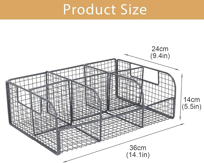 dog toy bin chew proof Large Metal Mesh DOG TOY basket with Compartments and Handle dogs toys bin dog food storage container box Countertop Pet Storage Organizer