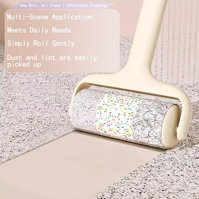 Washable Reusable Lint Roller, Portable Mini Lint Remover, Cat Pet Hair Rollers Travel Size Sticky Cleaner Dog Hair Remover for Clothes Gel Lint Roller Ball (Green)