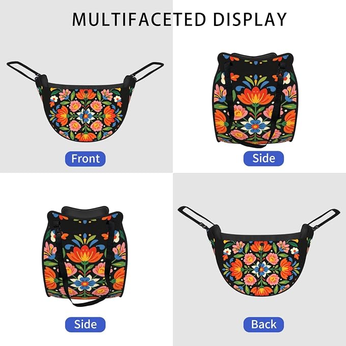Hungarian Embroidery Car Seat Organizer-Backseat Storage Bag for Travel | Waterproof Durable. Holds Snacks Gear Essentials. Fits Most Cars.