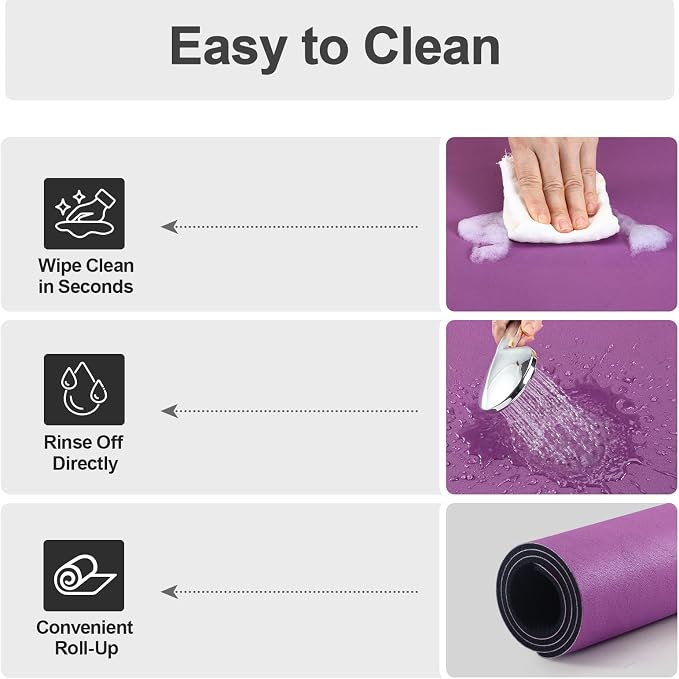 Ecotrim Coffee Mats for Coffee Bar Accessories, Purple 16" x 24"