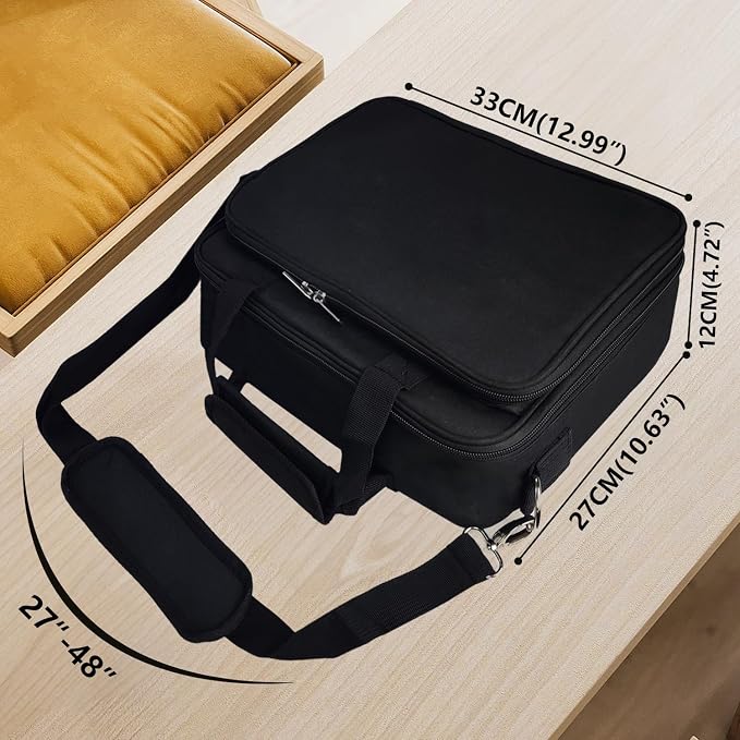 Barber Tool Bag , Barber Carrying Case 13.9 x 3.9 x 11.02 in, Only Bag | Portable Storage for Clippers Trimmers, Hairstylist Travel Bag for Combs Razors & Barber Supplies