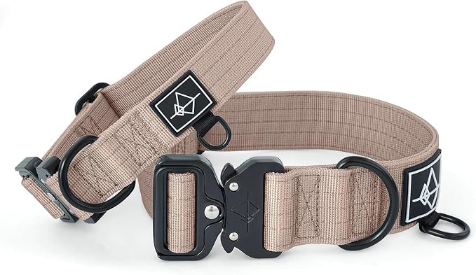MADE TO ROAM Explorer Dog Collar | Heavy Duty Nylon & Durable Metal Buckle | Premium adjustable collar with rust-resistant hardware. Fits small to large dogs. 15 colors. Matching leash & harness