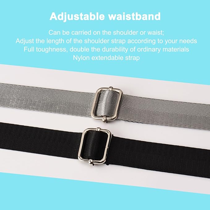 Hairdresser Waist Bag Shear Holder, 7-Slot Hairstylist PU Leather Barber Scissors Holster Pouch Tool Bag, Detachable Hair Cutting Organizer for Combs, Clippers, Spray Bottles (Grey)