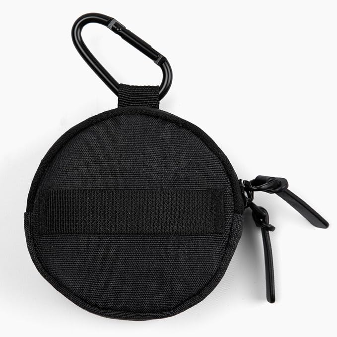 Cleverpup Snackpack Double Insulated Dog Treat Pouch – 1.5 Cup Capacity, 2 BPA-Free Waterproof Zipper Pockets, Carabiner for Belt/Leash – Compact Training & Travel Bag – Graphite
