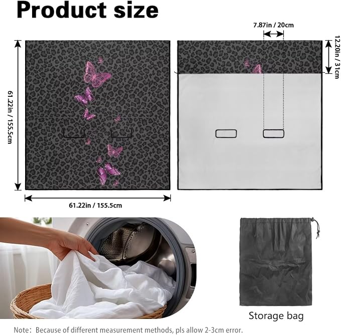 Renewold Rear Bench Protective Dog Car Seat Cover Car Back Seat Towel Cover After Gym Running Surfing Cushion Mat Purple Butterfly Leopard Print Universal Fit Most Vehicles Bus Train Camping Pads