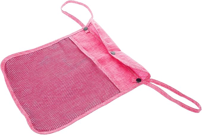 ibasenice Mesh Stroller Organizer Bag Versatile Hanging Storage for Diapers Bottles Toys Material Stylish Design for Pet Strollers and Outings