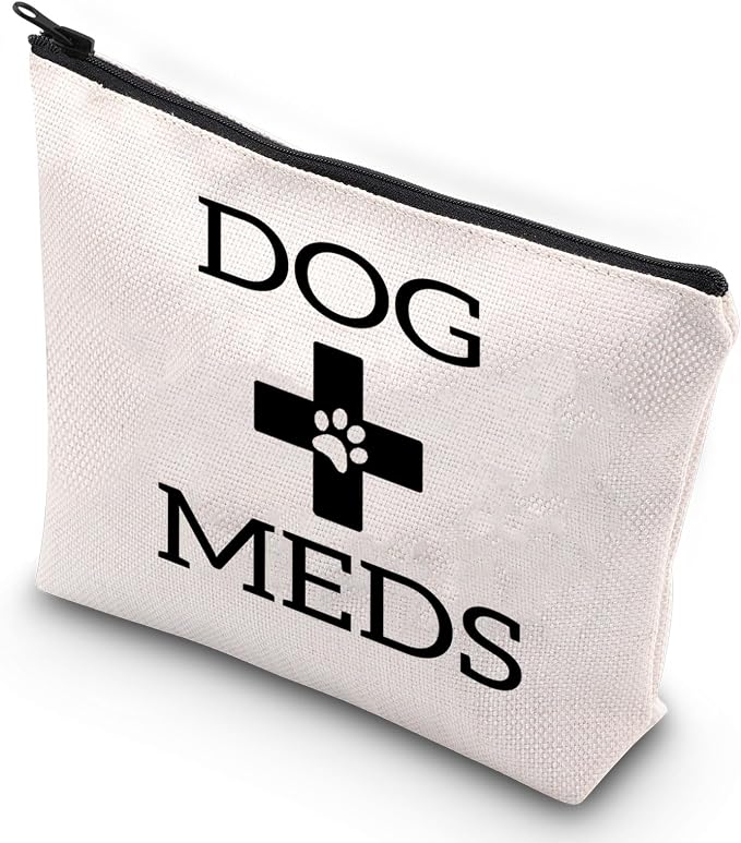 G2TUP Dog Medicine Bag - Vet Tech Gifts, Dog Essentials Storage for Travel, Camping, Car Emergency