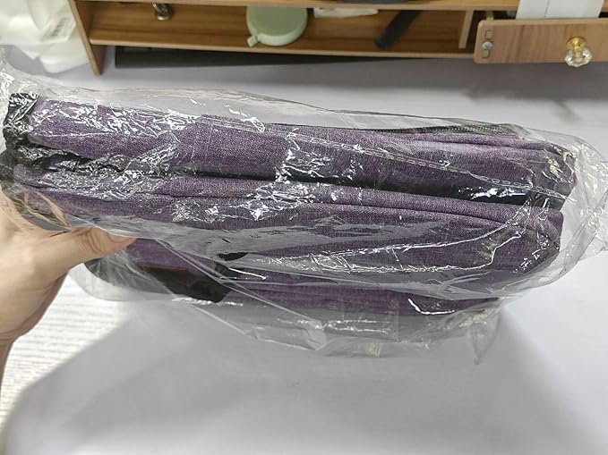 Crochet Bag Organizer for Crocheting, Knitting Yarn Bag Tote On The Go | Crochet Storage Bag for Knitters Supply, Crochet Gifts for Women, Birthday Gifts, Only Bag No Accessories (Purple)