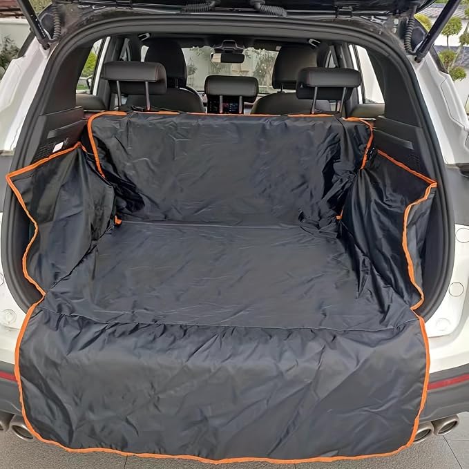Car Dog Trunk Liner for VW Caddy 4 SA 2015-2020 | Cargo Pet Cargo Cover Protector Mat Waterproof Seat Shield Durable Vehicle Barrier Heavy Duty Pet Travel Floor Liner Guard