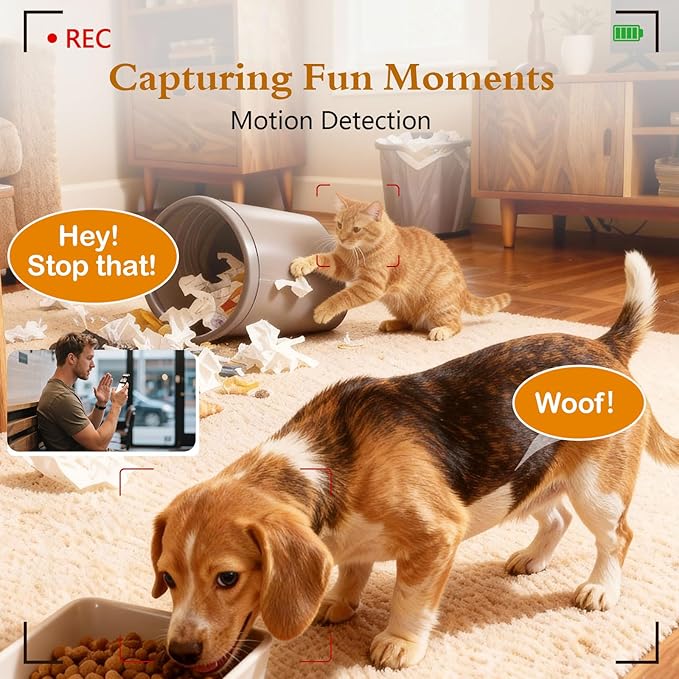 Yakry Automatic Dog Feeder with Camera: 33 Cups Capacity for Medium & Small Dogs - 5G WiFi App Control Easy Setup Dog Food Dispenser - HD 1080P Video Recording Timed Pet Feeder for Cat Dog Small-Pet