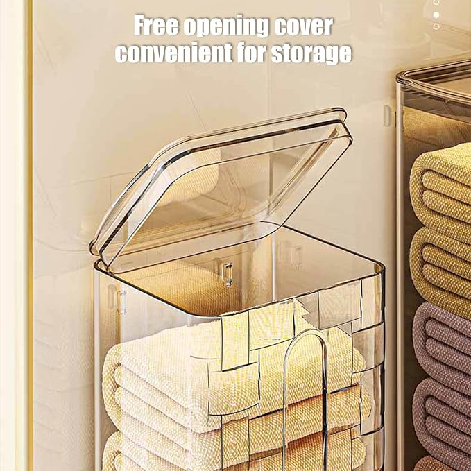 Underwear Organizer - Clothes Storage Box, Dustproof Sock Container | Multifunction Drawer Divider for Nursery Pantry Closet Bedroom Travel Entryway Dorm GARAGE-KITCHEN Wall Compact Neat Foldable