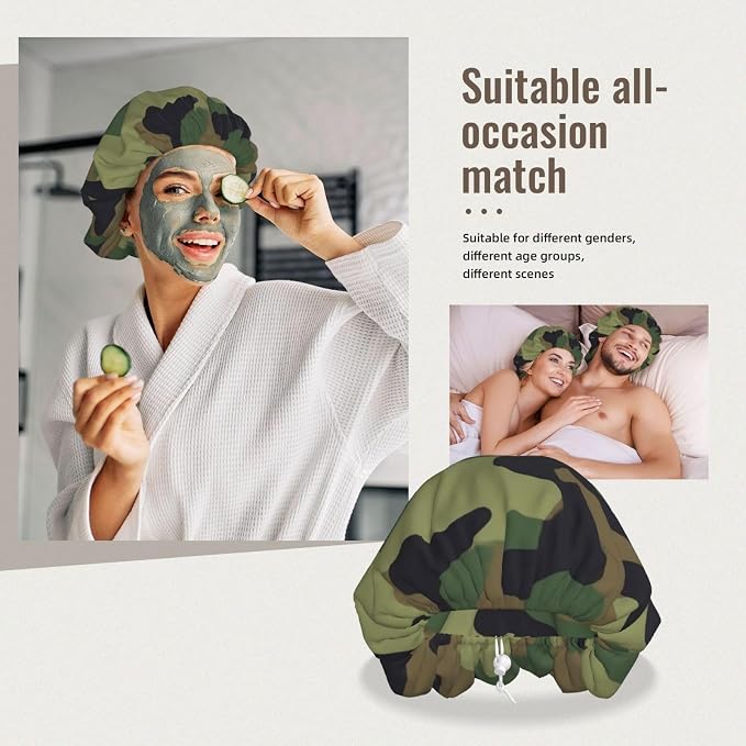 Adjustable Silk Satin Night Cap Women's Men's Sleep Cap
