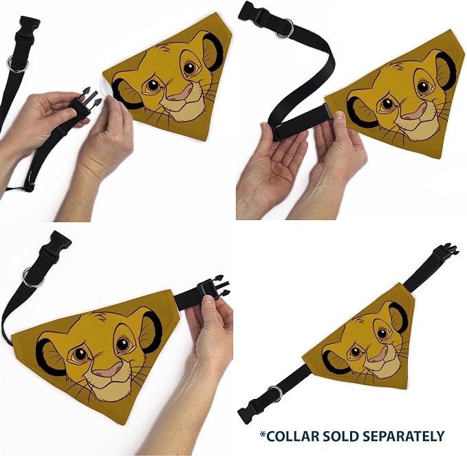 Disney Pet Bandana Slide On Slip Through