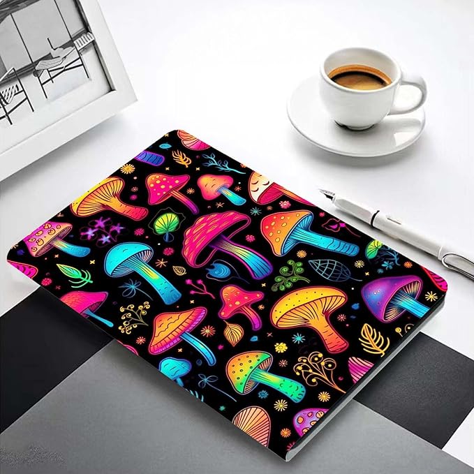 for Samsung Galaxy Tab S8 2022/Tab S7 2020 11" Tablet Case(Model SM-X700/X706/T870/T875/T878),Premium Leather Folio Stand Auto Wake/Sleep,Multiple Viewing Stand,Mushrooms