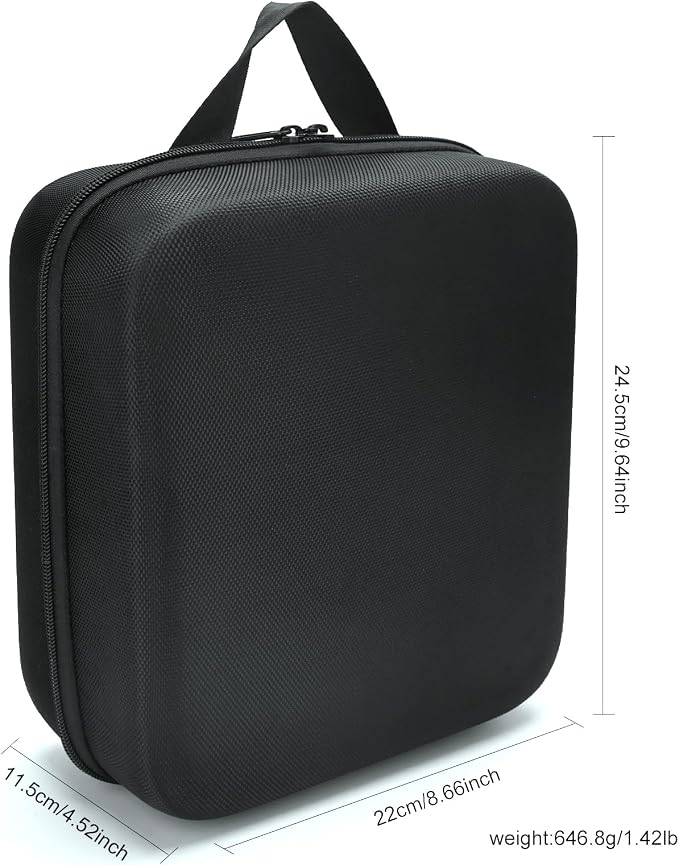 Barber Carrying Case,Barber Case, Stylist Tool Box Professional Salon Hair Cutting Grooming Kit Storage Organizer for Clippers, Scissors, Barber Supplies (Small)