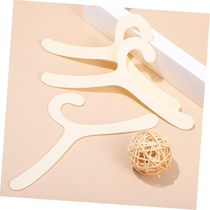 40Pcs Pet Clothes Hangers Lightweight Hanging Racks for Small Dogs and Cats Apparel Organizers for Neat Storage and Easy Access