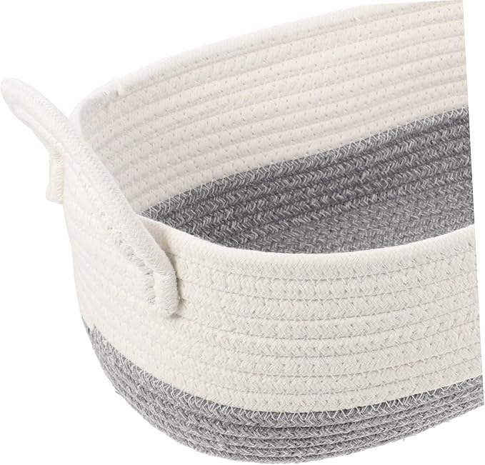 SOLUSTRE 3pcs Woven Dog Toy Storage Basket Rope Pet Organizer for Toys Food Clothes for Home and Dorm Use Compact Design for Easy Organization