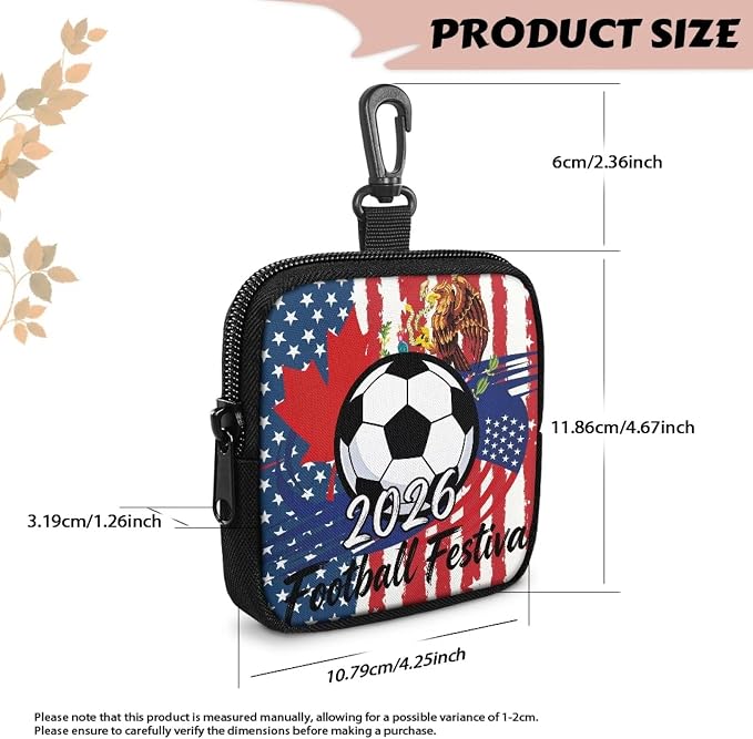 Dog Treat Pouch Dog Training Reward Pouch with Carabiner Waterproof Small Dogs Treat Bag for Leash 2026 Football Festival