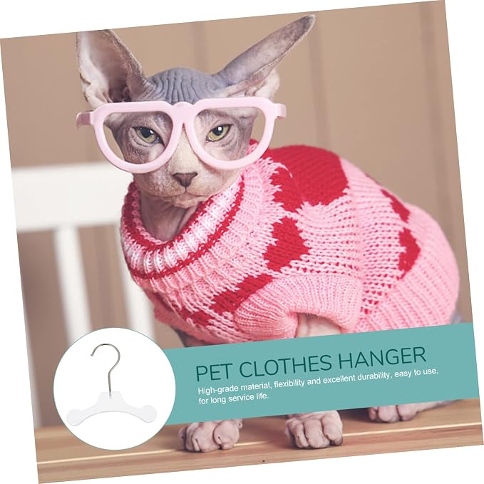 Household Apparel Hanger Wear-Resistant Convenient Dog Hanger for Small Clothes for Organizing Pet Apparel