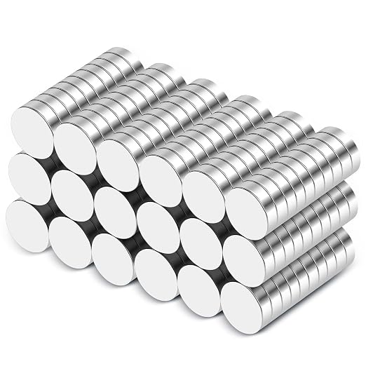 BEST CHOICE MAGNETS Small Magnets, 180 Pack Refrigerator Magnets 6x2mm | Rare Earth Magnets Neodymium Magnets for Crafts, Whiteboard, Kitchen Cabinet, 3D Printing