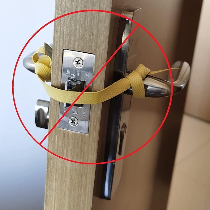 YnFag 6 Pack Magnetic Lockdown Strips for Iron Door Frames High-Density Magnet Security Devices for School & Office Effective & Easy Solution for Emergency Lockdowns (Yellow)