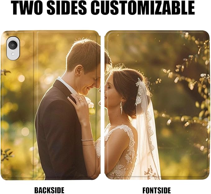 Custom Photo Personalized Flip Case for Samsung Galaxy Tab S11 11 inch(2025),Model Code: SM-X730/X736B, Samsung Galaxy Tablet Customized Picture Text Leather Stand Cover Protective Case