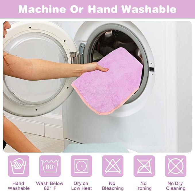 Pet Bathrobe for Dog Cat Absorbently Quick Drying Coat Cute Dogs Bath Towel Hooded Robe Adjustable Collar & Belly Strap for Pool Beach (Purple, Large)