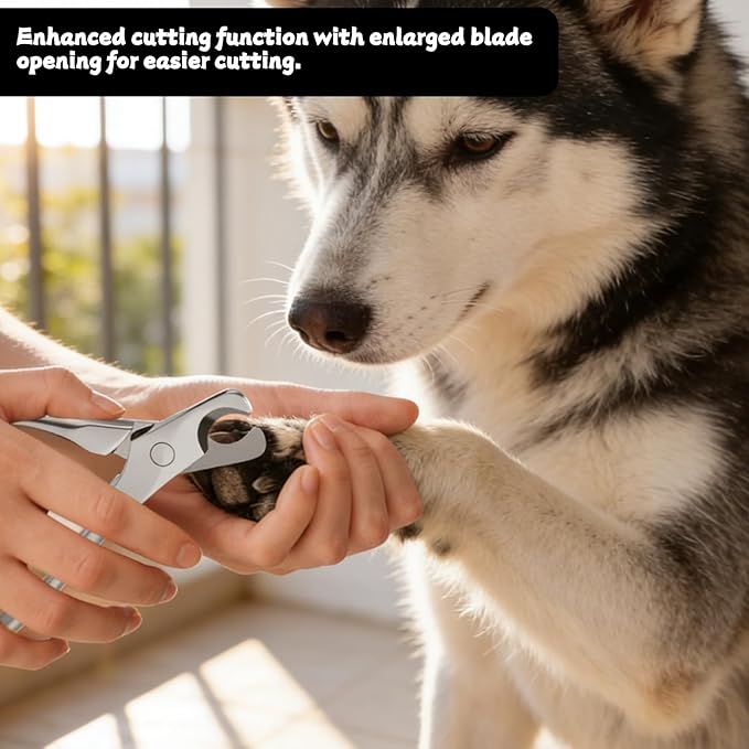 EupHHonycs Heavy Duty Dog Nail Clippers Professional Pet Nail Trimmers Heavy Duty Pet Nails Clippers Sharp Safe with Ergonomic Handle for All Large Medium Small Dogs Cats