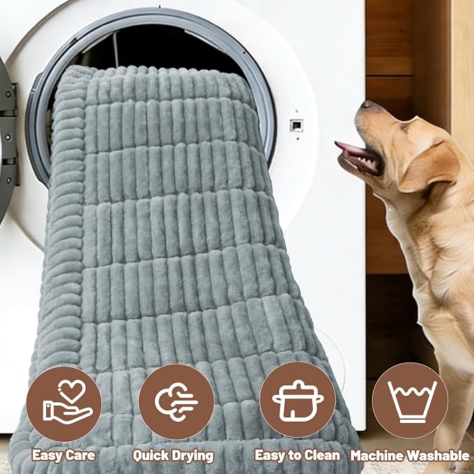 Dog Bed for Car Back Seat, Waterproof Dog Blanket for Car, Light Grey | Dog Bed for Car, Back Seat Dog Bed, Washable & Non-Slip Travel Pet Mat for For the Back Seat and Trunk, Fits Car, Truck & SUV