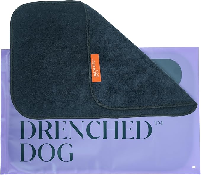 Paw & Leg Towel – Microfiber Dog Paw Cleaning Towel for Muddy Paws After Walks | Wipes Mud, Dirt & Wet Paws | 9.5 x 15 in