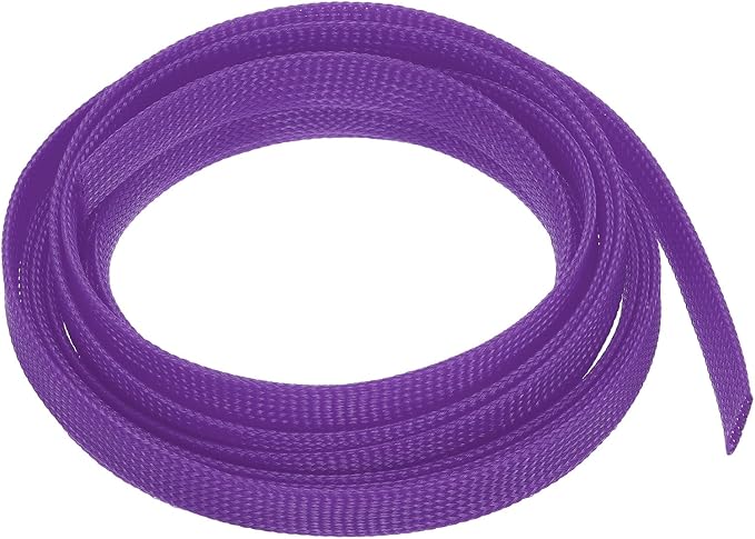 33ft PET Expandable Braided Cable Sleeve, 1/4" Cable Cord Management Sleeve | Wire Loom Tubing Cable Sleeve for TV, Computer, Home Theater, USB Cable, Power Cord Audio Video Cable