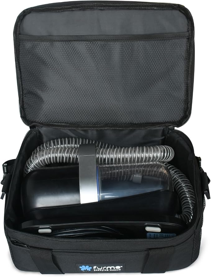 FURME Carrying Case for FM-01 Original Grooming Vacuum Kit - Lightweight Bag with Multiple Compartmans & Pockets, Suitable for Traveling and Storage