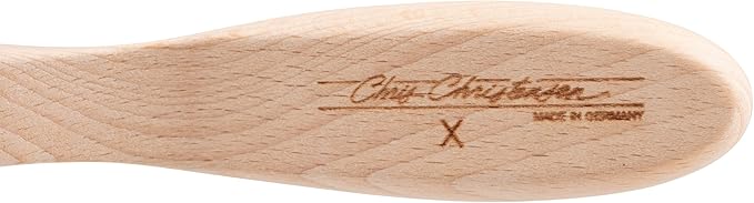 Chris Christensen Mark X Tiny Slicker Brush for Dogs, 12mm Pins, Groom Like a Pro, Handcrafted Lightweight Beechwood Ergonomic Handle, Stainless Steel Pins, A5X, XX-Small. Made in Germany.