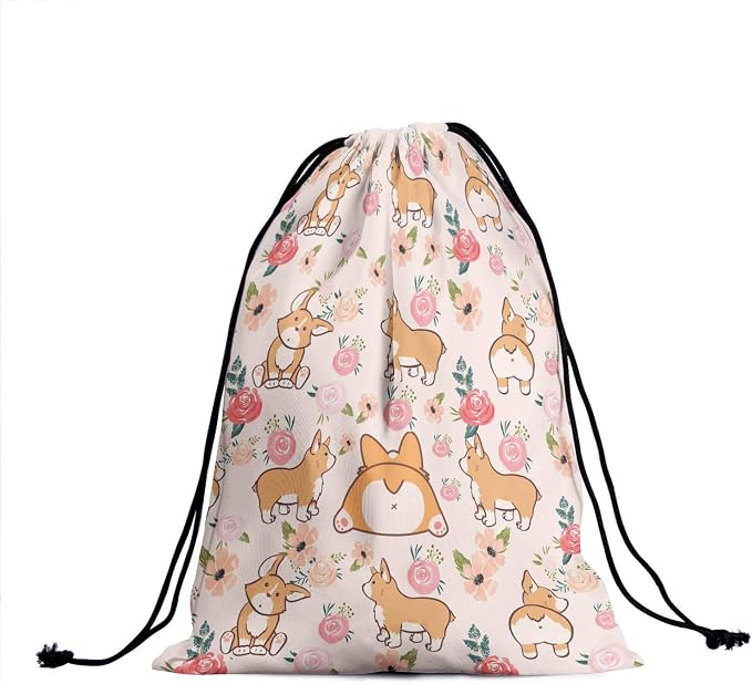 Nerxy Pet Gymnastics Grip Bag Dog Cat Drawstring Grip Bags Puppy Shoe Bag Gym Storage Pouch