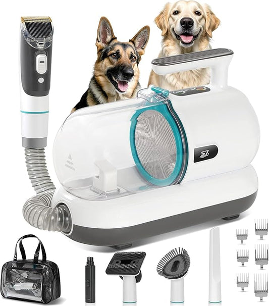 S7 High-Suction Dog Grooming Vacuum for Small & Medium Dogs, Compact Hair Collection System for Regular Trimming & Maintenance, Strong Suction, Low-Mess Indoor Grooming
