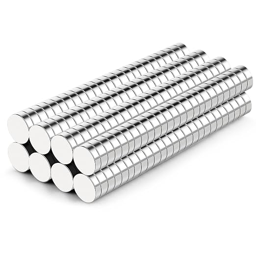 DIYMAG Small Refrigerator Magnets, 200Pcs Round Rare Earth Magnet | Mini Tiny Neodymium Strong Magnets for Crafts, DIY, Fridge, Miniatures, Whiteboard, Office, Kitchen, Dry Erase Board
