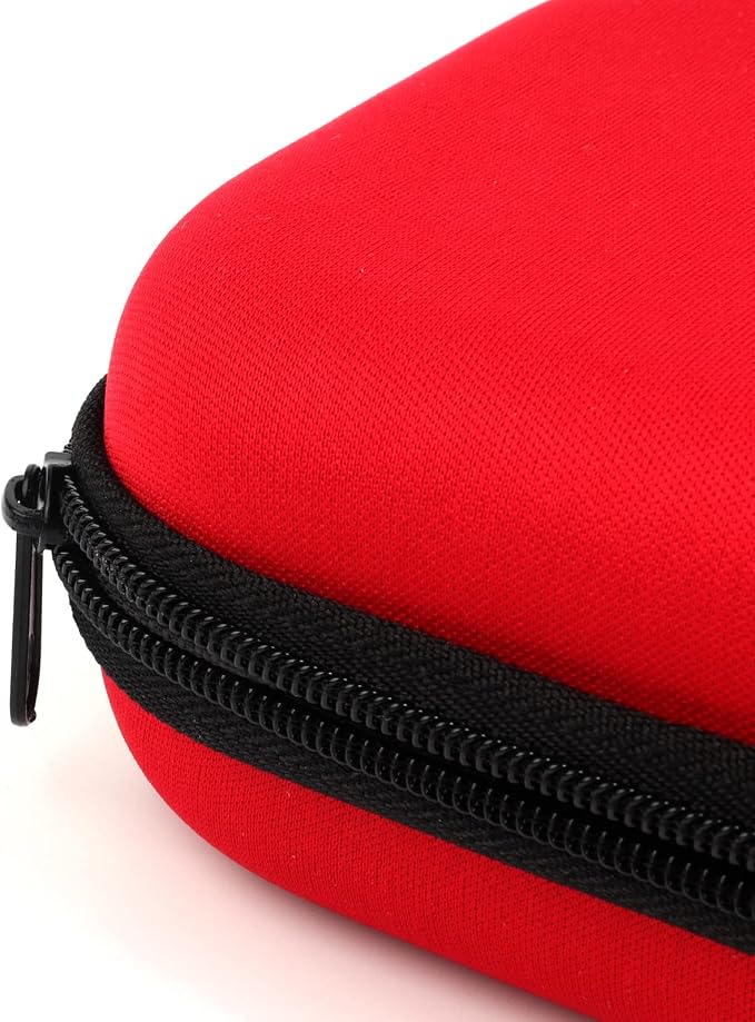 First Aid Hard Case Empty, First Aid Hard Case First Aid EVA Hard Red Medical Bag for Home Health First Emergency Responder Camping Outdoors (Red)