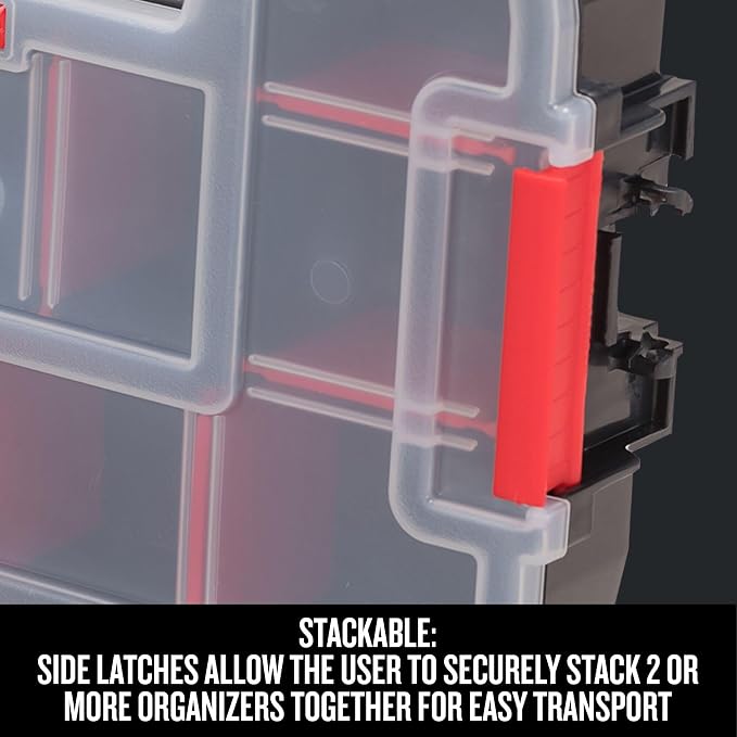 CRAFTSMAN 10-Compartment Small Tool Storage Organizer, Plastic (CMST14021) (Pack of 6)