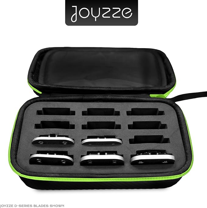 Blade Storage Case for 12 Blades - Clipper Blade Holder Organizer (Green) | Compact protection that keeps each edge separated and travel ready between salon and mobile grooming jobs