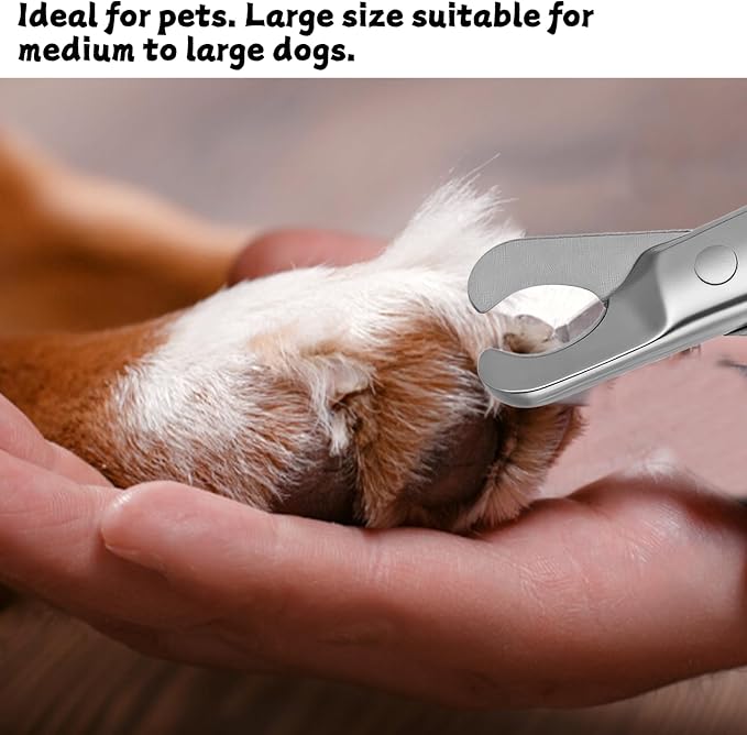 EupHHonycs Heavy Duty Dog Nail Clippers Professional Pet Nail Trimmers Heavy Duty Pet Nails Clippers Sharp Safe with Ergonomic Handle for All Large Medium Small Dogs Cats