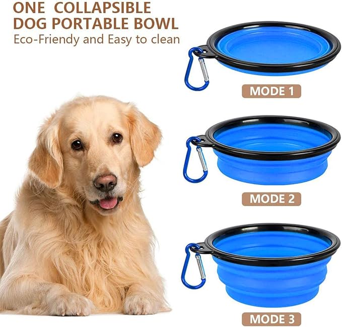 TIOVERY Dog Food Storage Container, 5-7 Lbs Airtight Pet Food Container, Cat Food Container Dispenser with Portable Handle, Pouring Spout and 4 Seal Buckles for Dogs Cats 2 Pack Blue