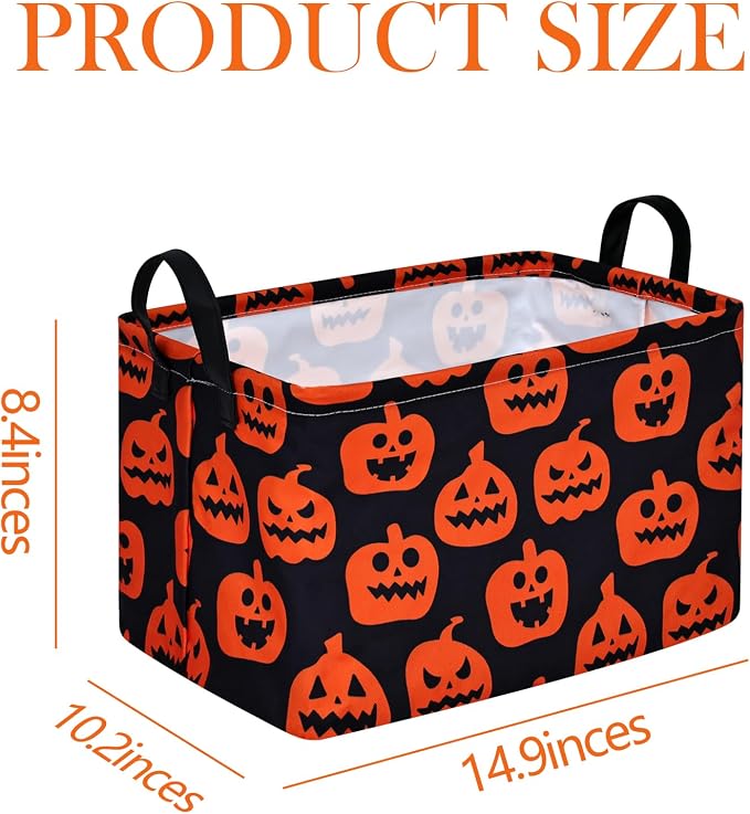 Rectangle Gift Storage Basket Home Shelf Storage Basket Organizer Box Clothes Laundry Hamper Nursery Basket Laundry Basket with Handles