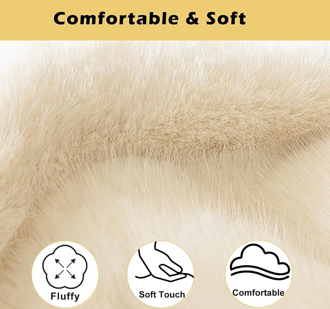LWFCOEE Pet Stroller Pad for Small Medium Dogs, Ultra Soft Cat Dog Stroller Mattress Mat 21"X12" Folding Removable Pet Carrier Strolling Cart Pad Cushion, Beige
