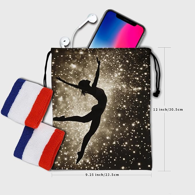 Nerxy Pet Gymnastics Grip Bag Dog Cat Drawstring Grip Bags Puppy Shoe Bag Gym Storage Pouch