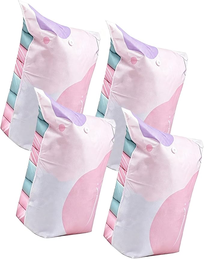 3D Vacuum Storage Bags Design with Zippers Seal for Closet, F L | Compression Organizers for Closet Dorm Moving Travel with Freestanding 3D Storage Organizers for Home Travel