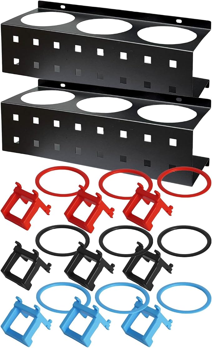 Spray Bottle Holder Rack Spray Can Organizer Storage Wall Mount 13“