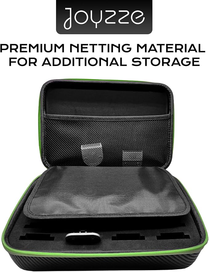 Blade Storage Case for 22 Blades - Clipper Blade Organizer (Green) | Keeps a full set protected, separated and easy to carry between salon, van and mobile grooming jobs